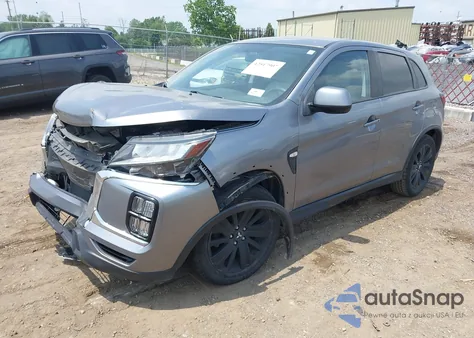 2020 Mitsubishi Outlander Sport 2.0 Es из США, поврежденный, VIN JA4AP3AU2LU013097